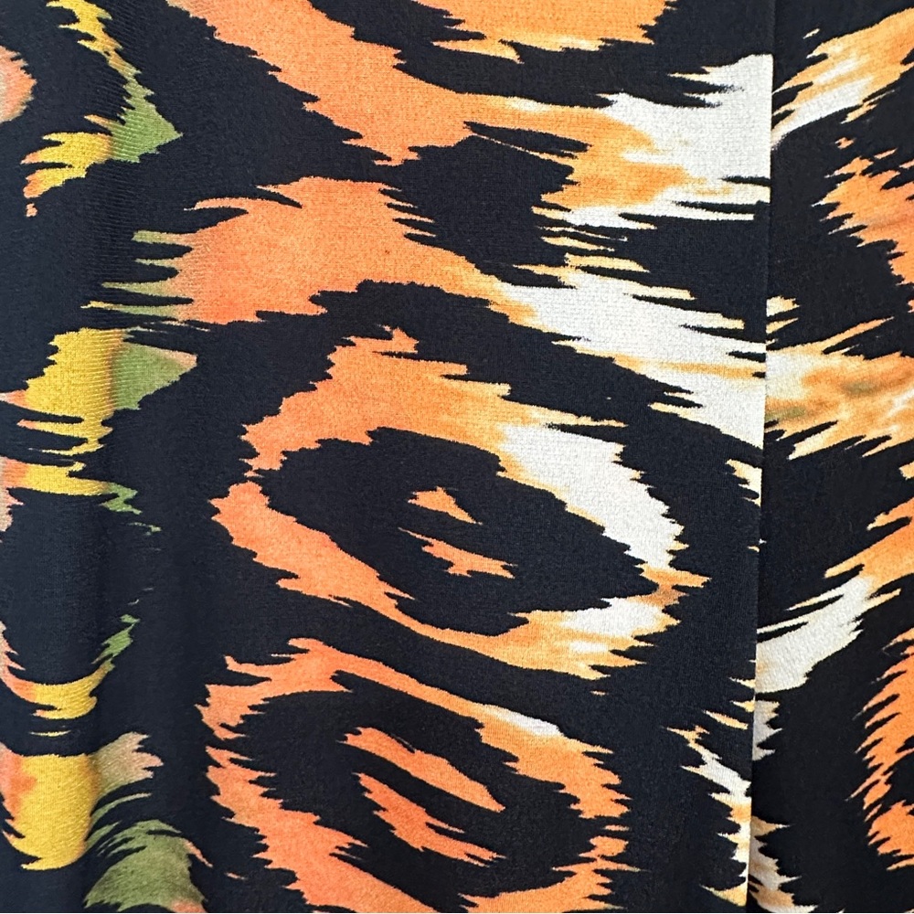 Psychedelic Multicolor Flared Pants High Waisted - image 4